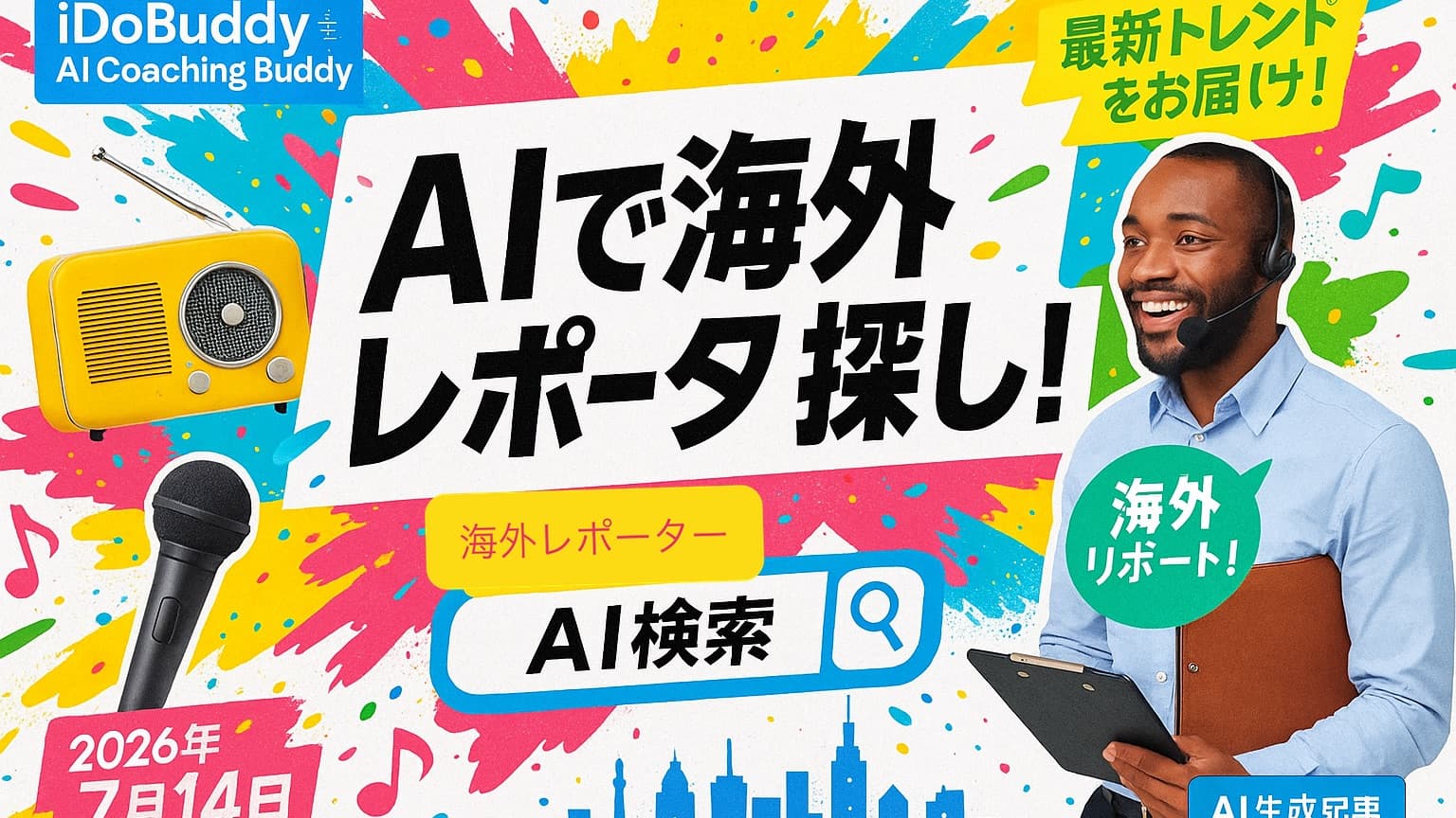 【海外レポーターをAIが探す】情報収集をまるごと自動化!「AI Coaching Buddy」第2回